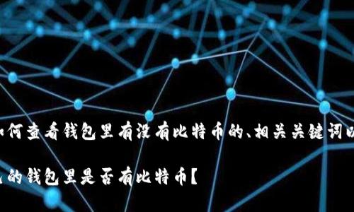 以下是关于如何查看钱包里有没有比特币的、相关关键词以及内容大纲。

如何查看自己的钱包里是否有比特币？