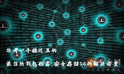 思考一个接近且的

最佳热钱包推荐：安全存储SC的解决方案